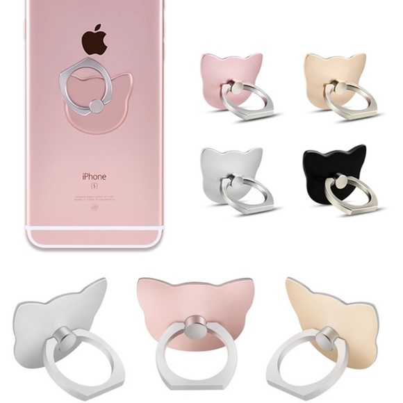 Ring Accessories Black Cell Phone Ring Holder Grip 36 Poshmark